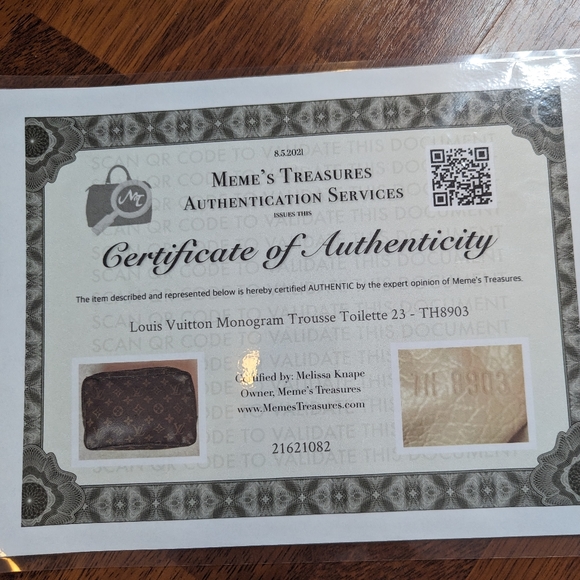LOUIS VUITTON Trousse Toilette 23 Monogram TH8903 Pouch - Picture 3 of 11